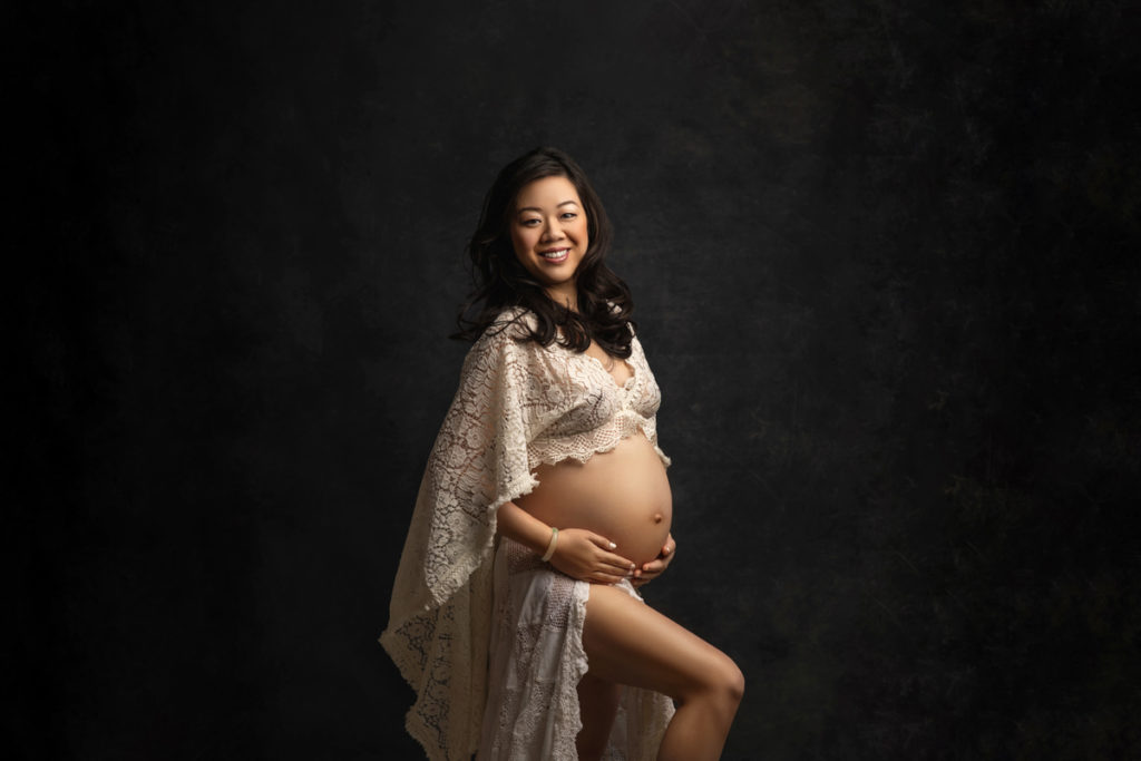 bohemian maternity shoot